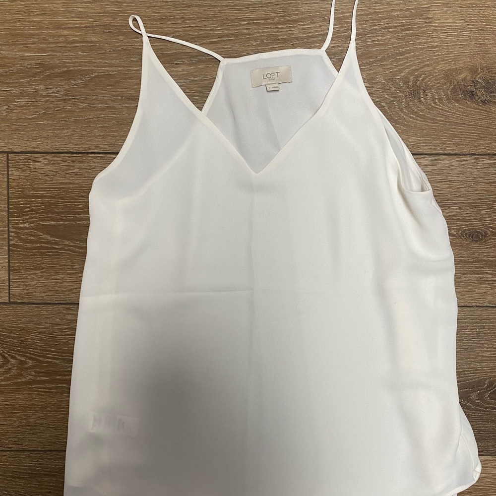 White blouse tank